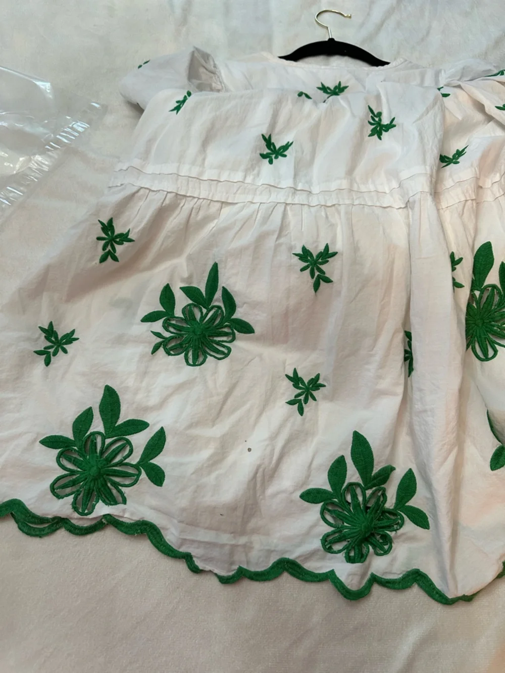 Anthropologie White The Somerset Eyelet Maxi Dress Size Large 38660 - Picture 12 of 15